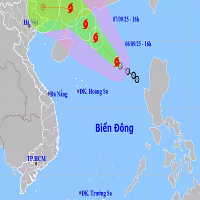 Công điện về việc chủ động ứng phó với bão số 7 (có tên quốc tế là TAPAH ) trên biển Đông