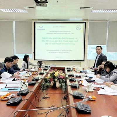 Nghiên cứu phát triển thiết bị quang - từ điều biến xung xác định nhanh mầm bệnh gây sốt xuất huyết tại hiện trường