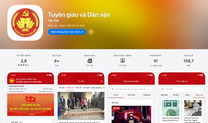 Phát triển ứng dụng di động phục vụ công tác tuyên giáo và dân vận của Đảng