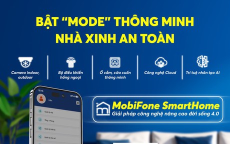 MobiFone ra mắt “Nhà thông minh” giúp con người quản lý an ninh và an toàn điện