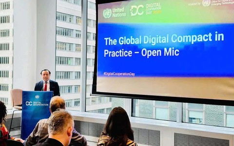 Minister Vu Hai Quan shares three lessons on digital transformation at the UN