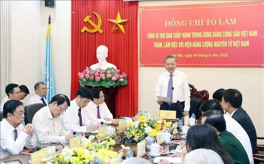 Kết luận của Tổng Bí thư Tô Lâm tại buổi làm việc với Viện Năng lượng nguyên tử Việt Nam