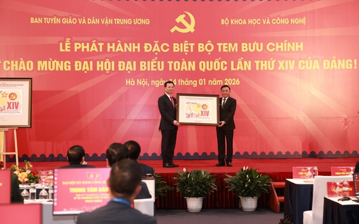 Phát hành đặc biệt bộ tem bưu chính “Chào mừng Đại hội đại biểu toàn quốc lần thứ XIV của Đảng"