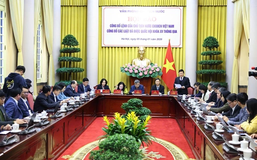 Công bố các luật do Bộ Khoa học và Công nghệ chủ trì soạn thảo