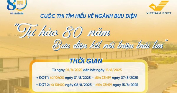 Phát động cuộc thi “Tự hào 80 năm – Bưu điện kết nối triệu trái tim”