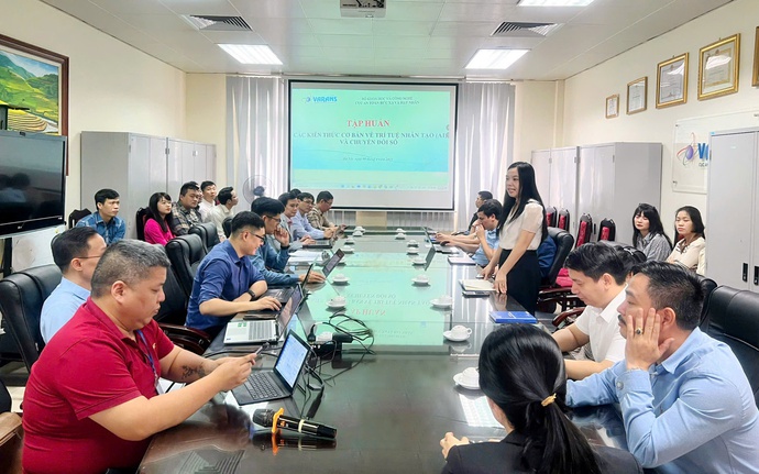 Cục An toàn bức xạ và hạt nhân tổ chức lớp tập huấn về trí tuệ nhân tạo và chuyển đổi số