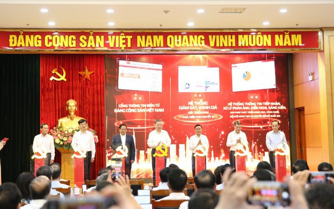 Ra mắt 3 nền tảng số phục vụ triển khai Nghị quyết 57