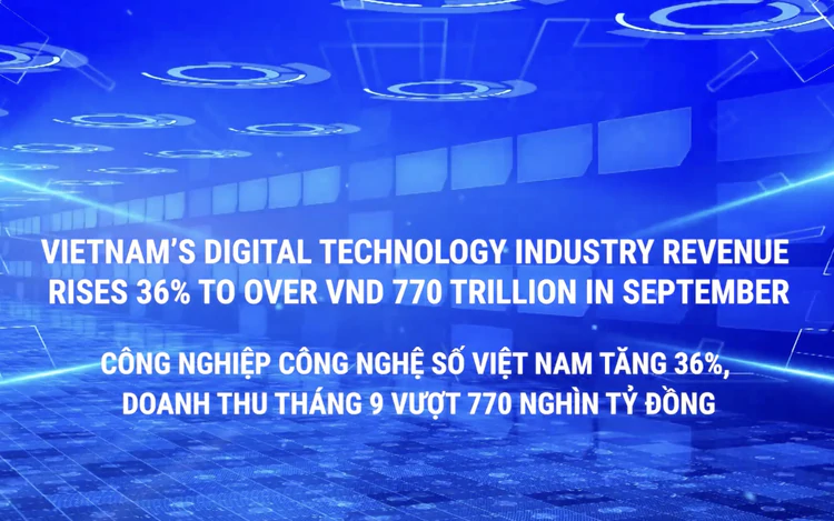 Viet Nam’s digital technology industry revenue rises 36% to over VND 770 trillion in September