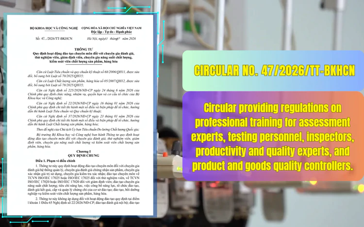New regulations on training assessment experts