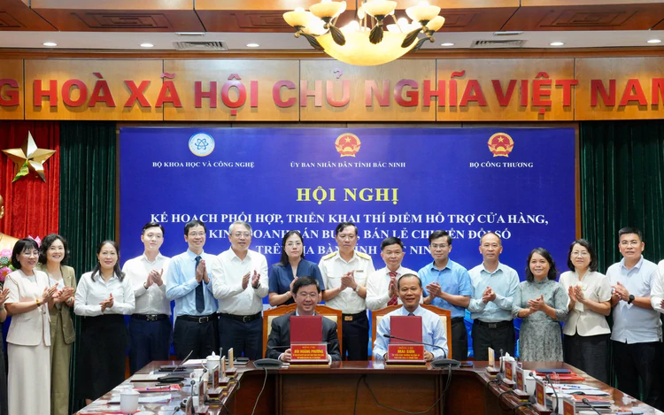 Bộ KH&CN và Bắc Ninh thiết lập cơ chế phối hợp hỗ trợ hộ kinh doanh chuyển đổi số