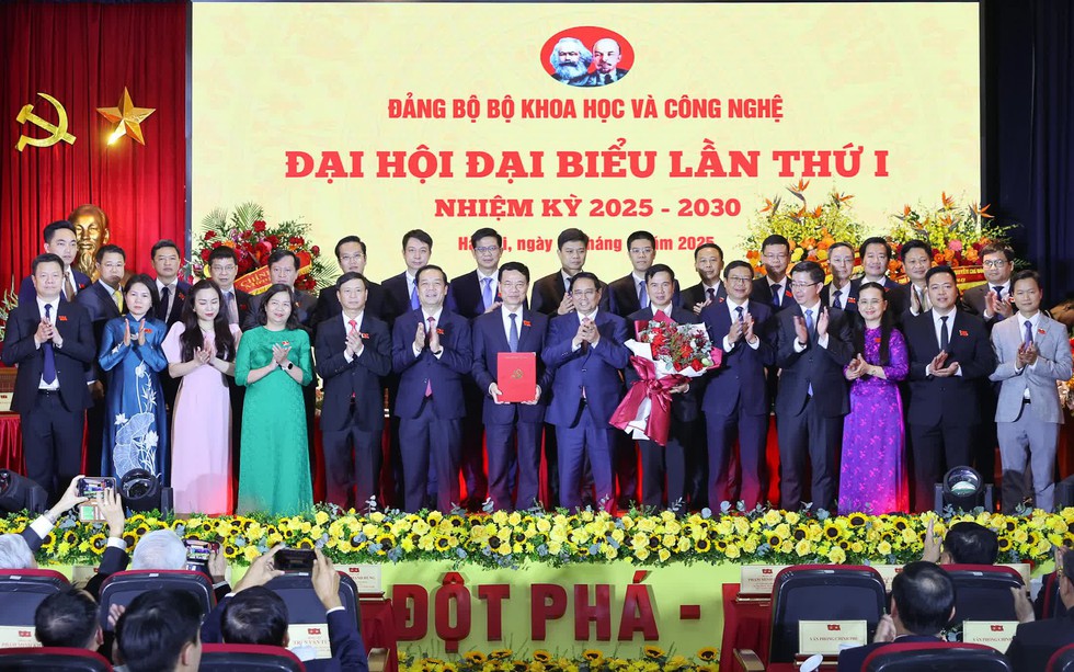 Đại hội Đại biểu Đảng bộ Bộ Khoa học và Công nghệ lần thứ I, nhiệm kỳ 2025 - 2030 thành công tốt đẹp